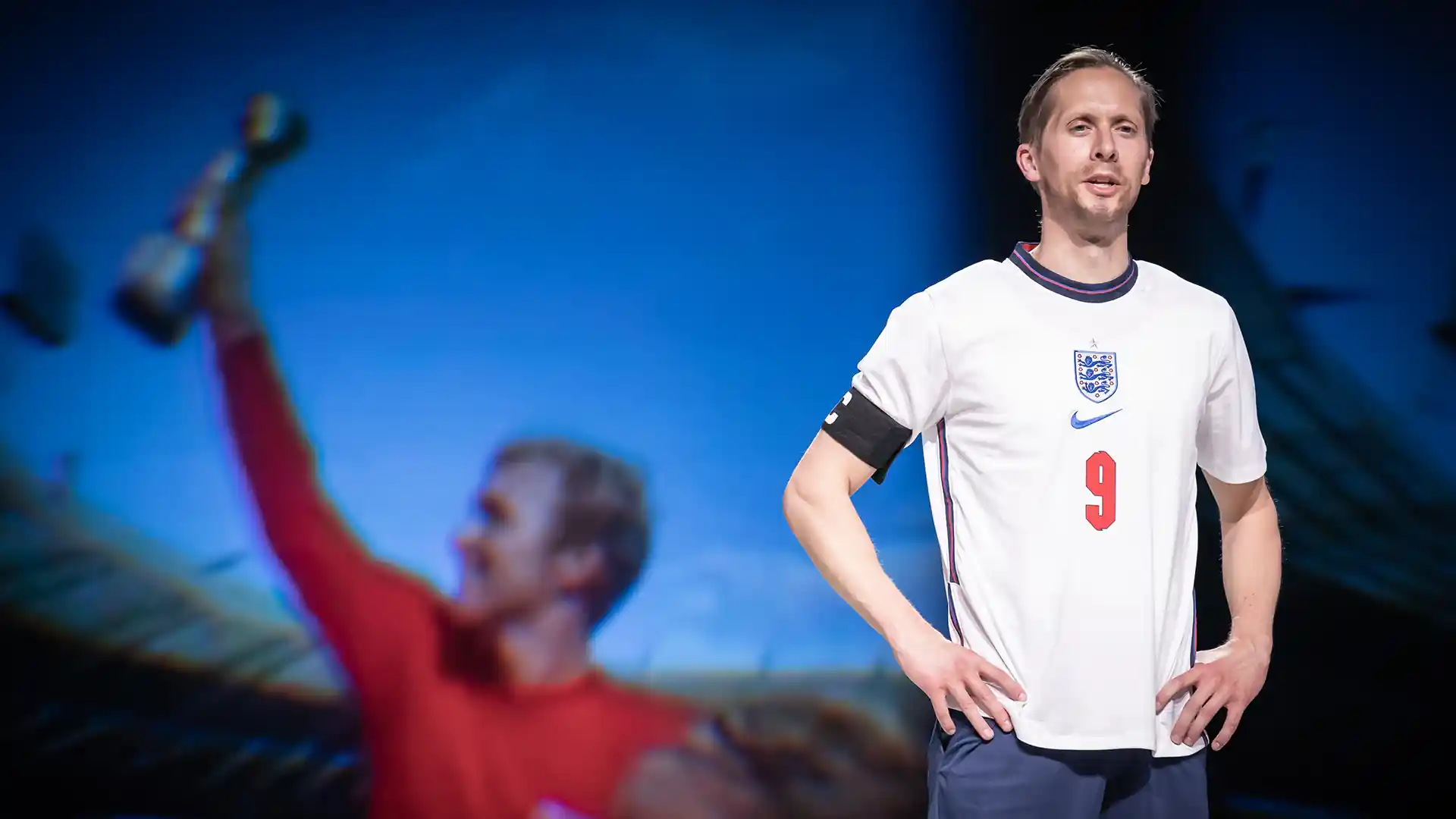 Dear England National Theatre cast production photo by Marc Brenner