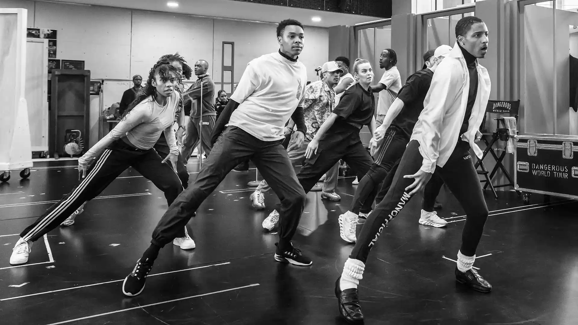 MJ Rehearsals. Photography by Johan Persson